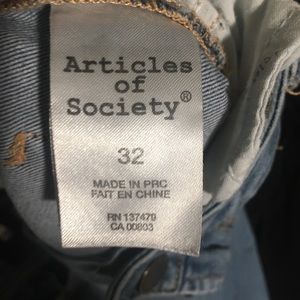 Articles of society ripped denim jeans